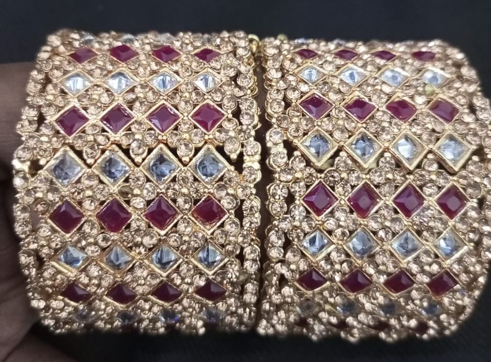 Crimson Charm Bangles